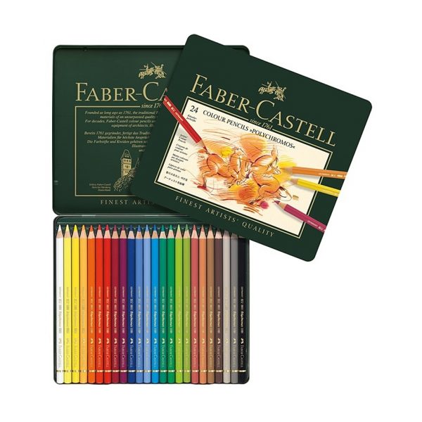 NEW 36 Faber-Castell Polychromos Artist Colour Colouring Pencils Tin Set  Coloure 4005401100362